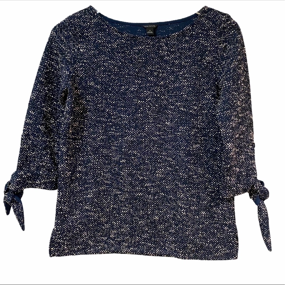 Ann Taylor 3/4 Sleeve Sweater Cut Out Detail XS